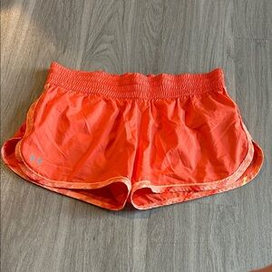 Under Armour Women's Vivid Orange Athletic Shorts
